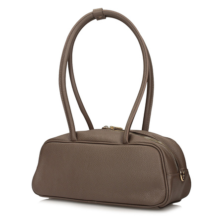 Torebka Toscanio G153 C.Beż D40 Skóra Naturalna 