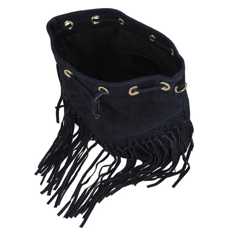 Torebka Toscanio G145 Granat Skóra Naturalna