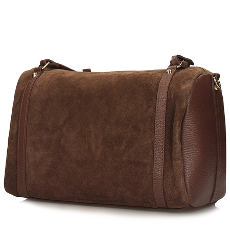 Torebka Toscanio G151 Brąz D1121 Skóra Naturalna 
