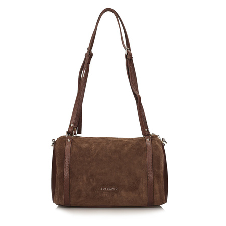 Torebka Toscanio G151 Brąz D1121 Skóra Naturalna 