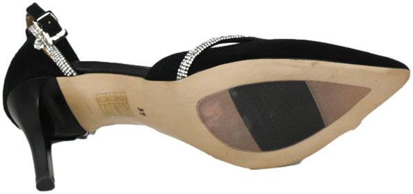 Czółenka Eleganckie Prestige 2243/SZP K-Zamsz  Skóra Naturalna TN