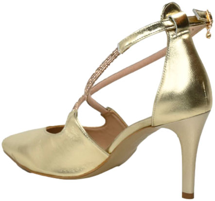 Czółenka Eleganckie Prestige 2281/SZP Zł-Lico Skóra Naturalna