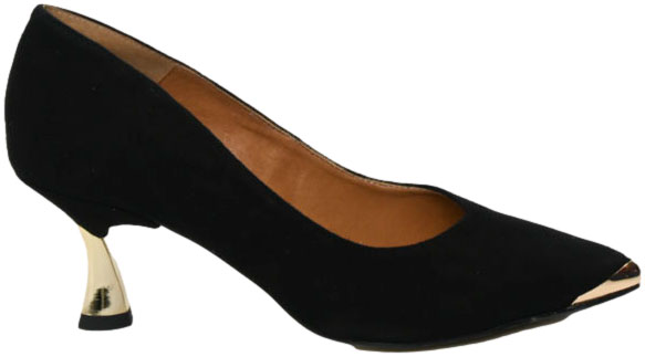 Czółenka Modne Prestige 2237/OBL K-Zamsz Skóra Naturalna