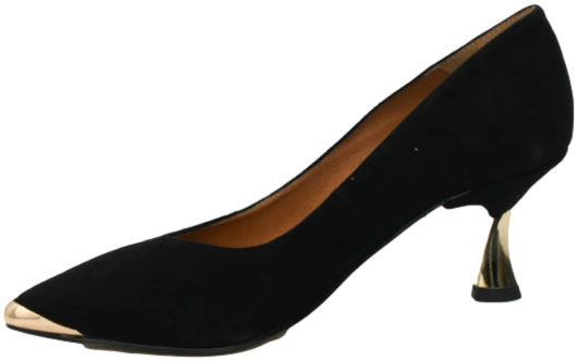 Czółenka Modne Prestige 2237/OBL K-Zamsz Skóra Naturalna