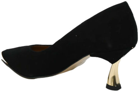 Czółenka Modne Prestige 2237/OBL K-Zamsz Skóra Naturalna