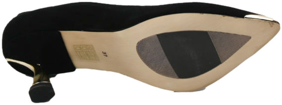 Czółenka Modne Prestige 2237/OBL K-Zamsz Skóra Naturalna