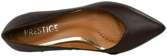 Czółenka Wygodne Prestige 2235/OBL Br-Lico Brąz Skóra Naturalna
