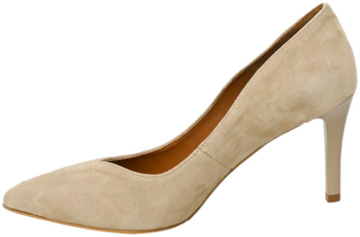 Szpilki Eleganckie Prestige 2106/SZP Naturalny Zamsz