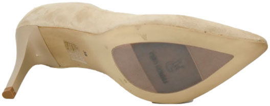 Szpilki Eleganckie Prestige 2106/SZP Naturalny Zamsz