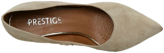 Czółenka Prestige 2242 OBL Natural Zamsz Skóra Naturalna