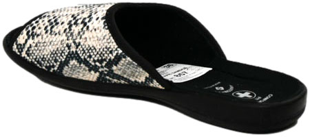 Pantofle Damskie Skarbek 857 Czarny Comfort Fit