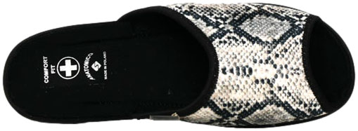 Pantofle Damskie Skarbek 857 Czarny Comfort Fit