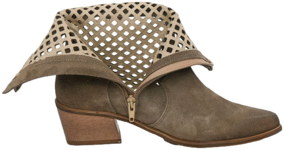 Kowbojki  Exquisite 1734 Almond Skóra Naturalna