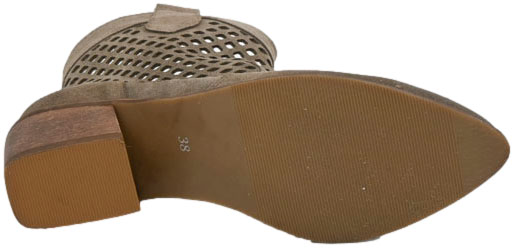 Kowbojki  Exquisite 1734 Almond Skóra Naturalna