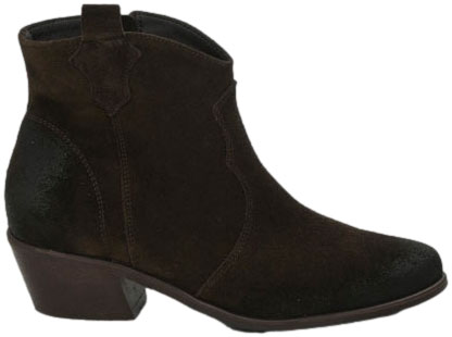 Kowbojki  Exquisite 1487 Czekolada Skóra Naturalna