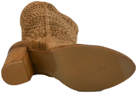 Kowbojki  Exquisite 1244 Koniak  Skóra Naturalna