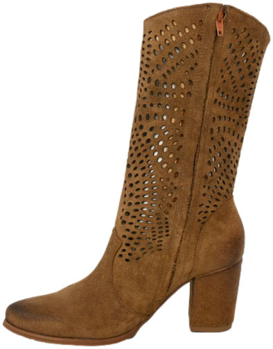 Kowbojki  Exquisite 1244 Koniak  Skóra Naturalna