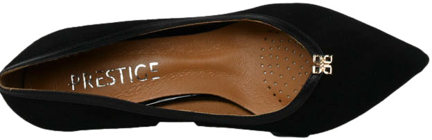 Szpilki Eleganckie Prestige 2262/SZP K-Zamsz K-Lico Skóra Naturalna