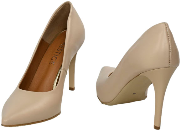 Szpilki Stylowe  Prestige 2112/SZP S-128 Skóra Naturalna
