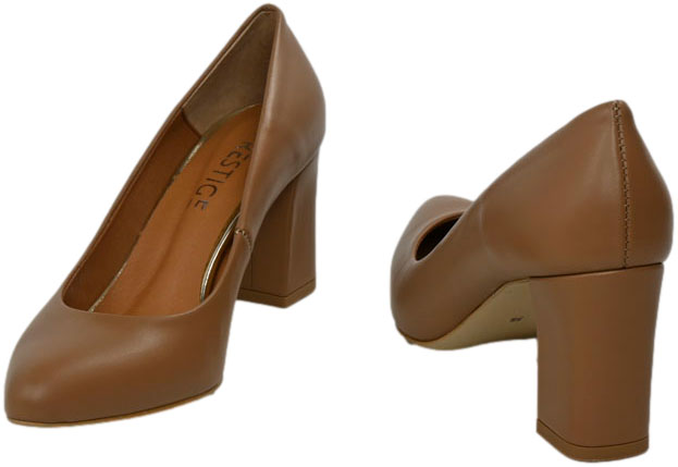 Czółenka Wygodne Prestige 2031OBL Toffi Lico Skóra Naturalna