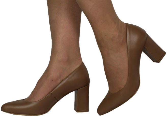 Czółenka Wygodne Prestige 2031OBL Toffi Lico Skóra Naturalna