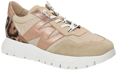 Sneakersy Wonders A-24100 Trend V Beige Nylon Fog Taupe