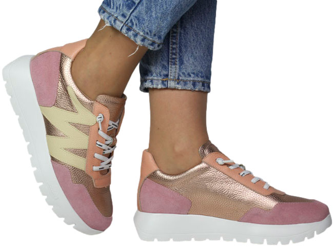 Sneakersy Wonders A-24101 Trend v Blush Max Rame