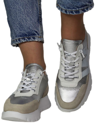 Sneakersy Wonders A-24101 Trend v Beig Max Plata
