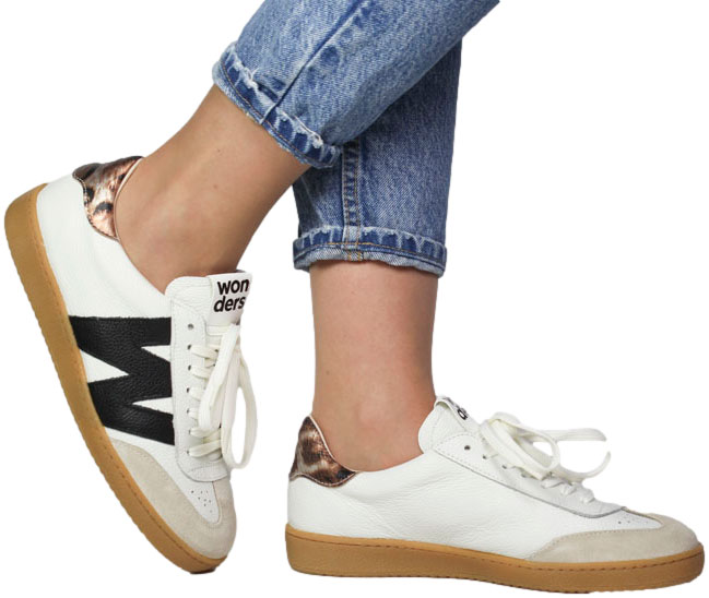 Sneakersy Wonders AP-2001 Trend v Beig Wild v Negro