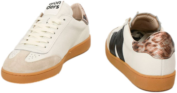 Sneakersy Wonders AP-2001 Trend v Beig Wild v Negro