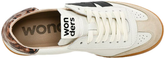 Sneakersy Wonders AP-2001 Trend v Beig Wild v Negro