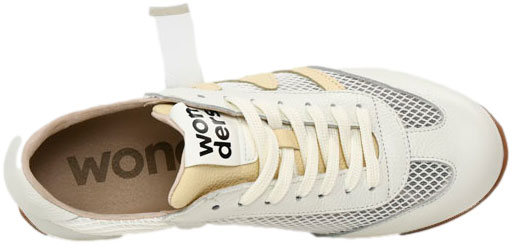 Sneakersy Wonders AP-2101 Wildv Mash 2970 Bianco