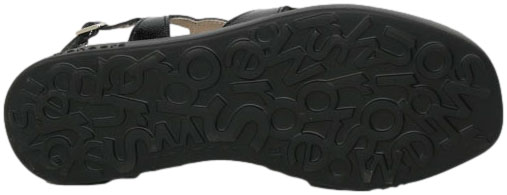 Sandały Wonders A-4503 Lack.v Negro