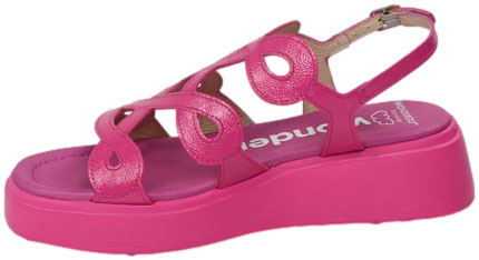 Sandały Wonders A-4503 Lack.v Fucsia