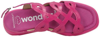 Sandały Wonders A-4503 Lack.v Fucsia