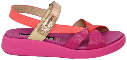 Sandały Wonders C-6552 Wild v Fucsia Wild Flame