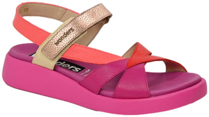 Sandały Wonders C-6552 Wild v Fucsia Wild Flame