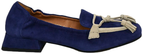 Czółenka Visconi 7792266/926 Wel.Granat Skóra Naturalna