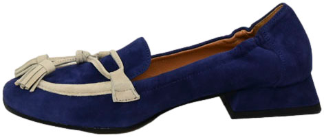 Czółenka Visconi 7792266/926 Wel.Granat Skóra Naturalna