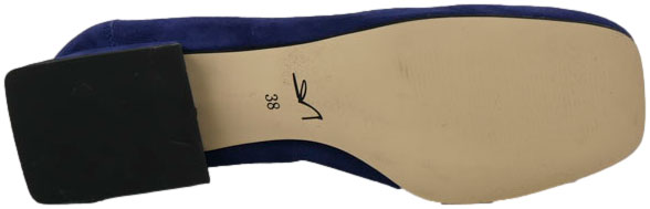 Czółenka Visconi 7792266/926 Wel.Granat Skóra Naturalna