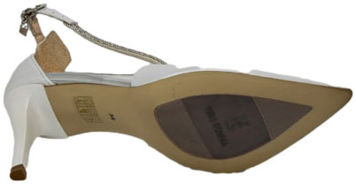 Czółenka Stylowe Prestige 2281/SZP Biała Perła SRC Skóra Naturalna