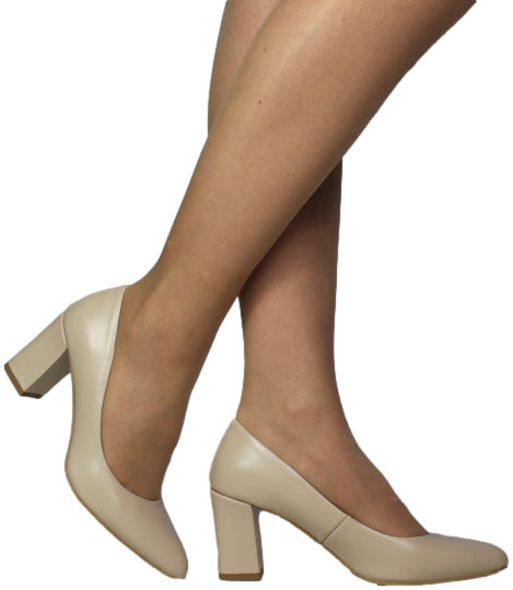 Czółenka Prestige 2031/OBL S-128 Beż Skóra Naturalna