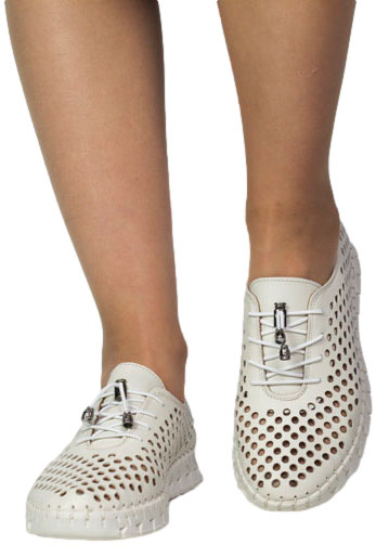 Sneakersy  Boccato 0636-2005-5 A17 Beige Skóra Naturalna