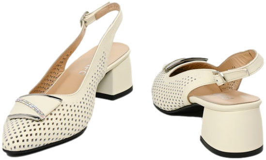 Sandały Boccato 762.212-1 06T SYH Beż Skóra Naturalna