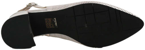 Sandały Boccato 049.7000 Bej Saten  Skóra Naturalna