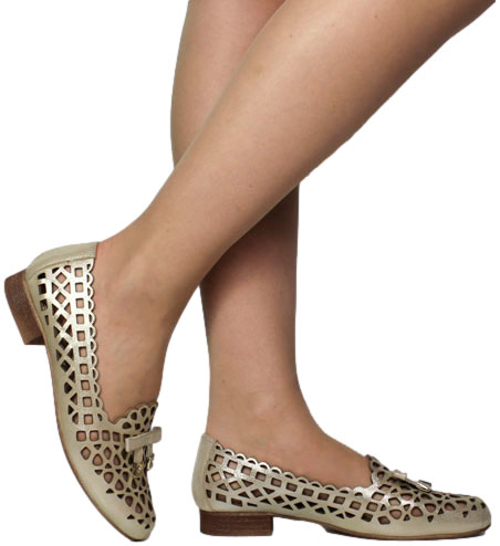 Lordsy Boccato 010.3939  26 Złoty Skóra Naturalna