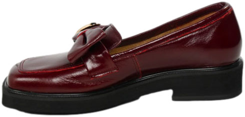 Półbuty  Exquisite 1659 Wino Naplak Skóra Naturalna