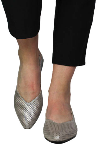 Sandały Boccato 049.5908 Vizion Saten  Skóra Naturalna