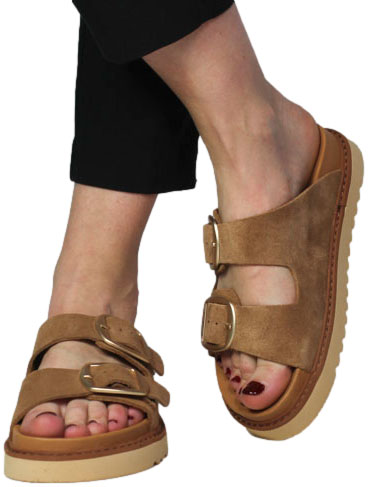 Klapki Boccato 204.22-5904-S14 S06T KHV Skóra Naturalna