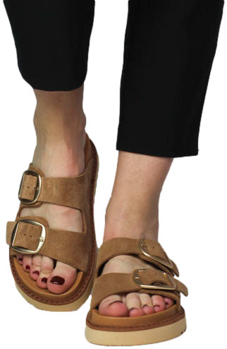 Klapki Boccato 204.22-5904-S14 S06T KHV Skóra Naturalna